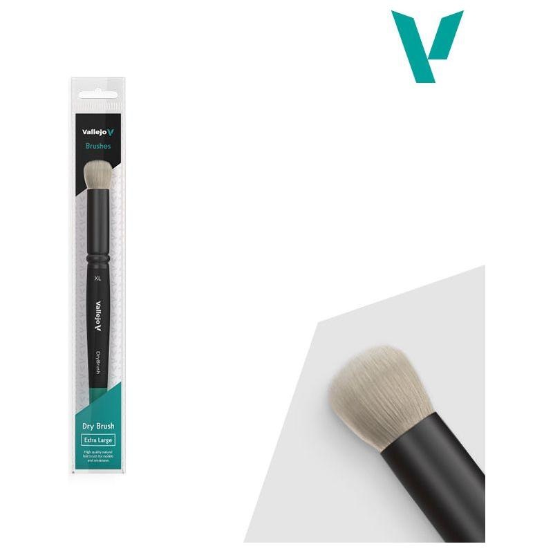 Vallejo - Brush Range: Dry Brush Natural Hair Extra-Large