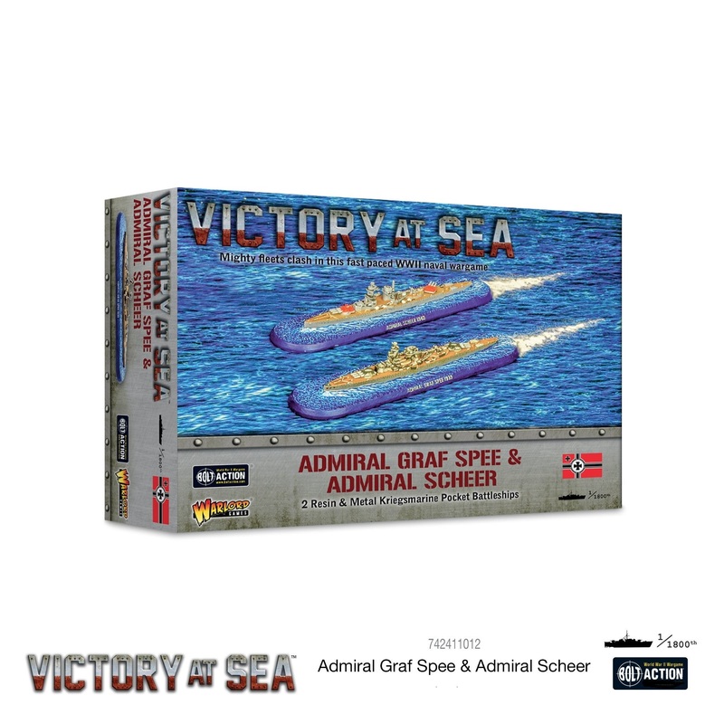 Warlord Games Victory at Sea 742411012 German Cruisers Graf Spee & Scheer