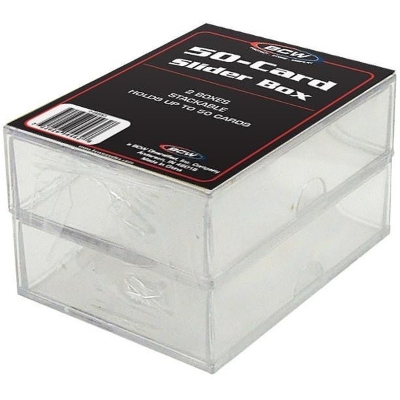 BCW 2 Piece Slider Box 50 Count
