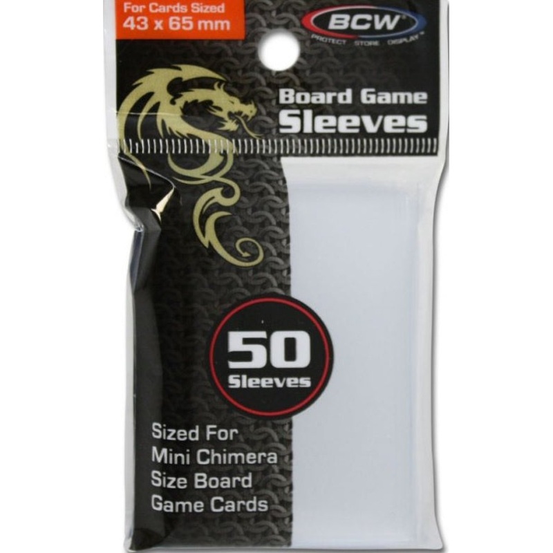 BCW Board Game Sleeves Mini Chimera (43mm x 65mm) (50 Sleeves Per Pack)
