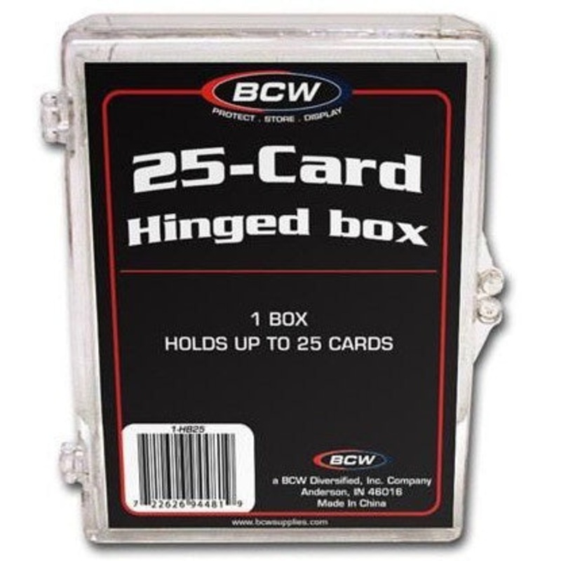 BCW Hinged Box 25 Count