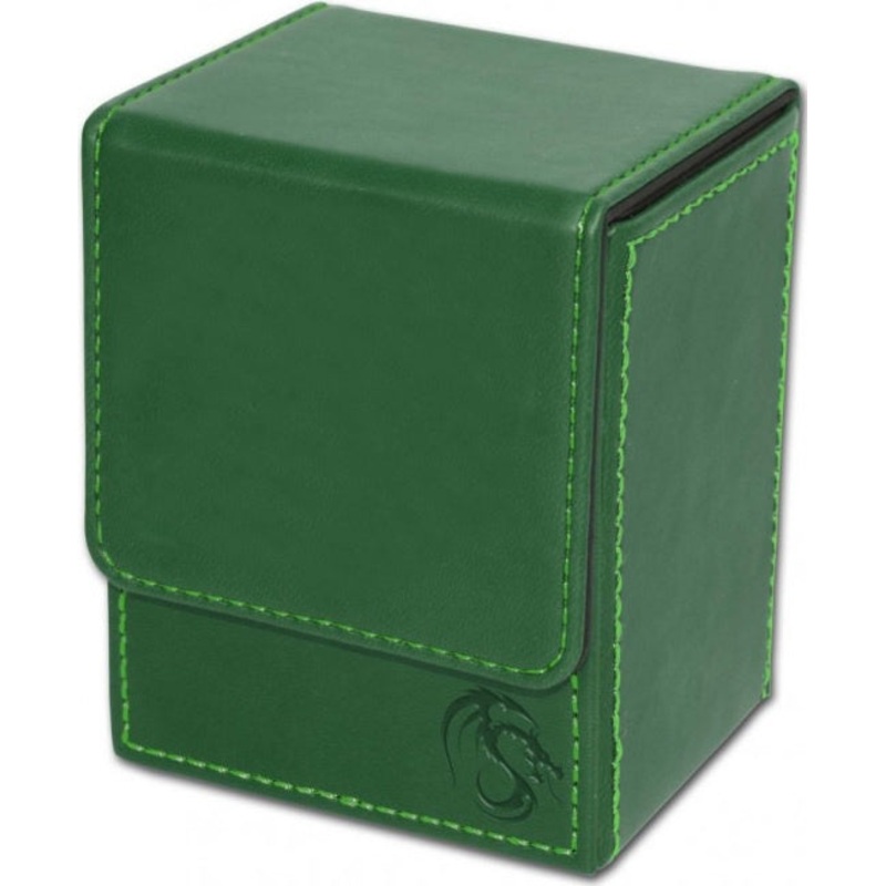 BCW Deck Case Box LX Green (Holds 80 cards)
