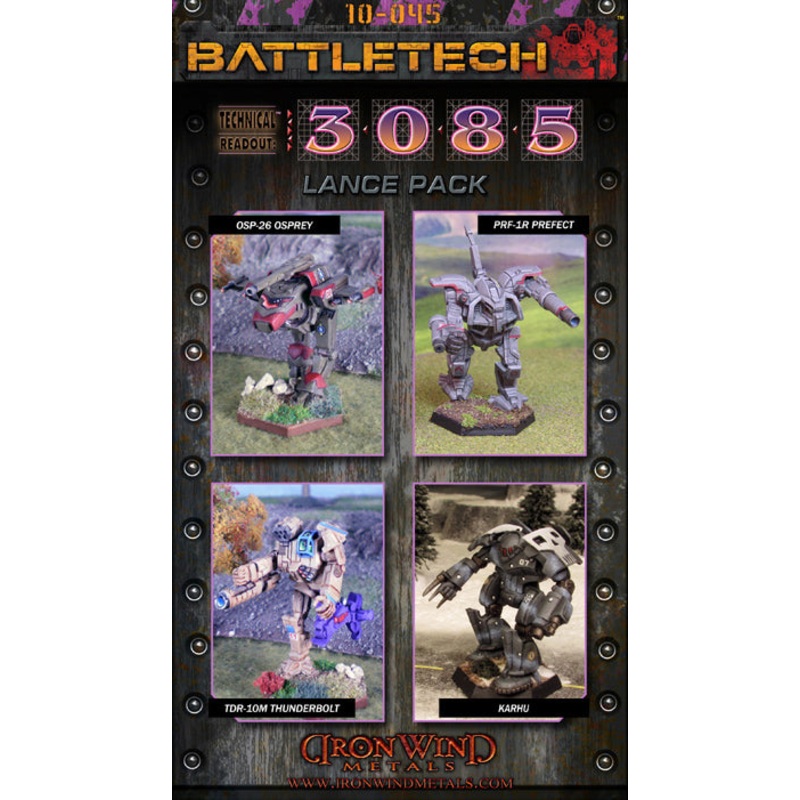 Iron Wind Metals Battletech 10-045 TRO 3085 Lance Pack